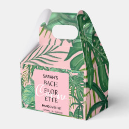 Tropisches Palm Pink Junggeselinnen-Abschied Hango Geschenkschachtel