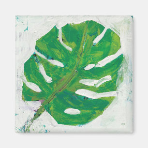 Tropisches Palmblatt Magnet