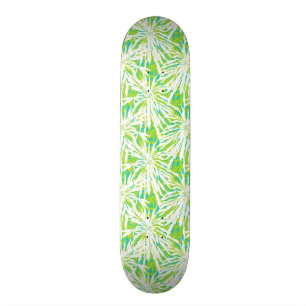 Tropisches Palmblatt-Muster Skateboard