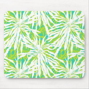 Tropisches Palmblätter-Muster Mousepad