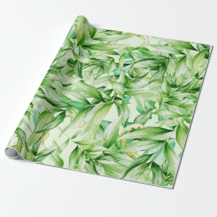 Tropisches Palmblattmuster Geschenkpapier