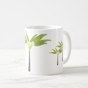 Tropisches Palme-Insel-Strand-Thema einfach Kaffeetasse