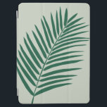 Tropisches Palmenblättrig, grün und grün iPad Air Hülle<br><div class="desc">Tropisches Palmenblätterbild - Weide grün und Olivengrün.</div>