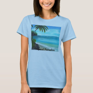 Tropisches Paradies 2, tropisches Paradies T-Shirt