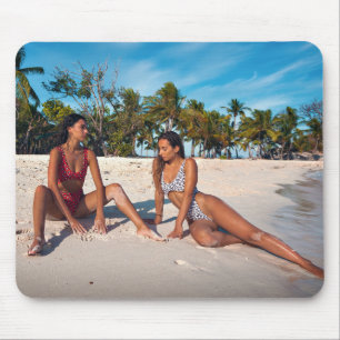 Tropisches Paradies Bikini Mousepad