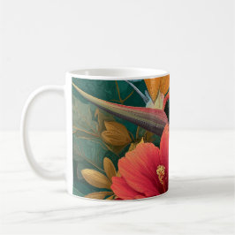 Tropisches Paradies Botanischer Kaffeebecher Kaffeetasse