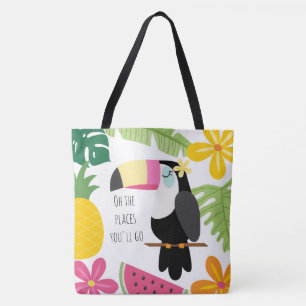 Tropisches Paradies Bunter Strand Tasche