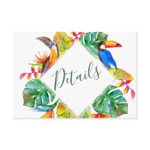 Tropisches Paradies Exotische Vögel Hochzeiten Det
