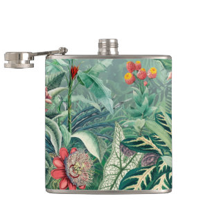 Tropisches Paradies Flachmann