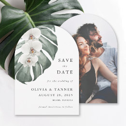Tropisches Paradies für Orchideen Save the Date