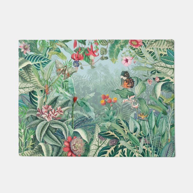 Tropisches Paradies Fußmatte (Vorderseite)