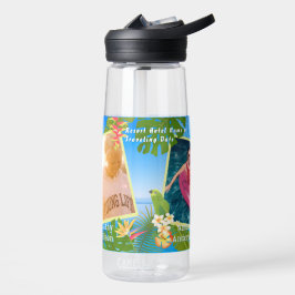 Tropisches Paradies Gedächtnismeer-Foto Trinkflasche