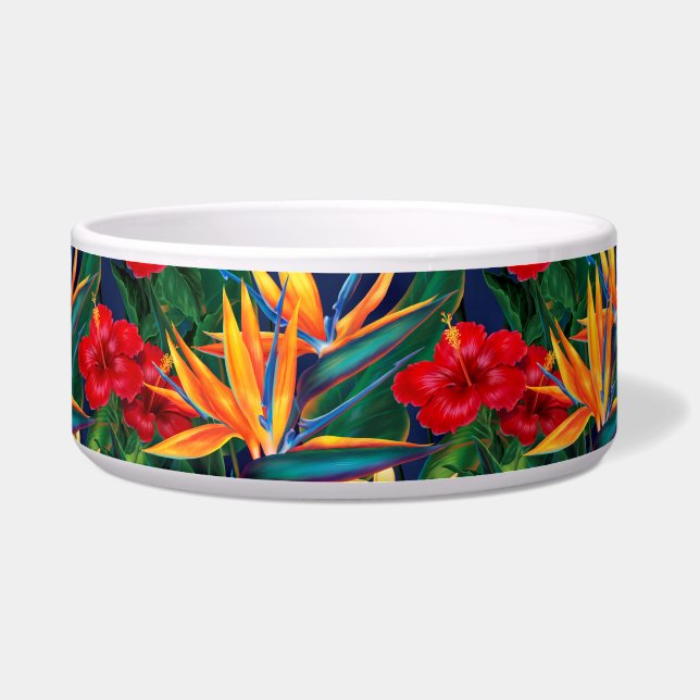 Tropisches Paradies Hawaiian Floral Napf (Vorderseite)