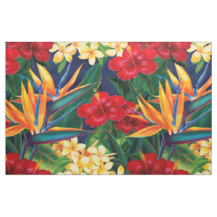 Tropisches Paradies Hawaiian Floral Stoff