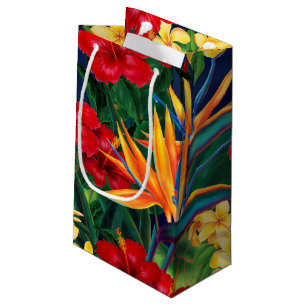 Tropisches Paradies-hawaiisches Blumen Kleine Geschenktüte