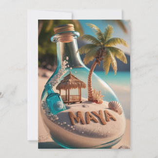 Tropisches Paradies in einer Flasche: Ein hyperrea Einladung