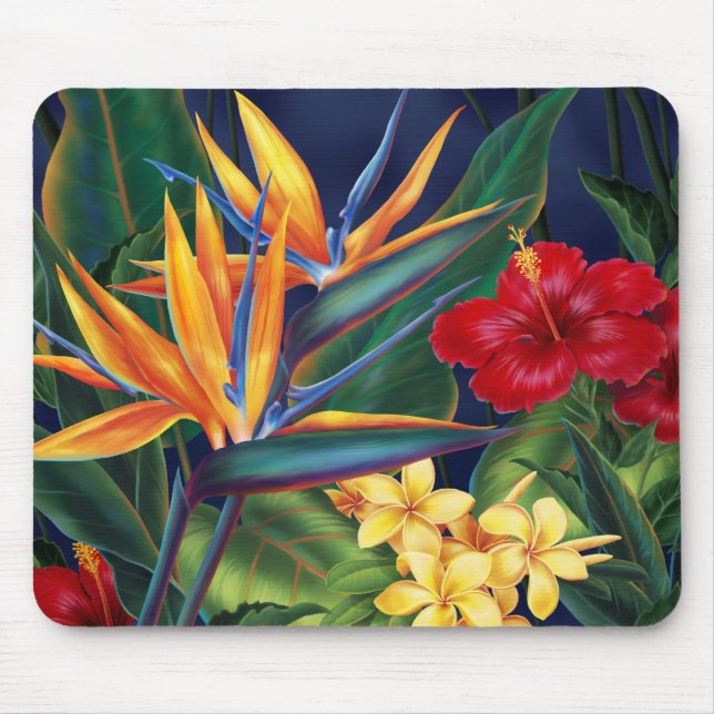 Tropisches Paradies Mousepad (Vorne)