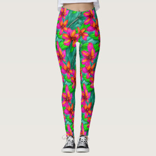 Tropisches Paradies, Muster Leggings