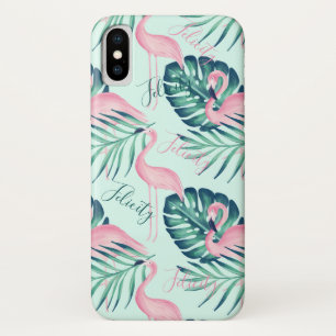 Tropisches Paradies-Palmblatt u. rosa Case-Mate iPhone Hülle