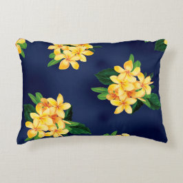 Tropisches Paradies Plumeria Hawaiian Zierkissen