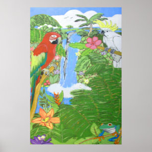 Tropisches Paradies-Poster Poster
