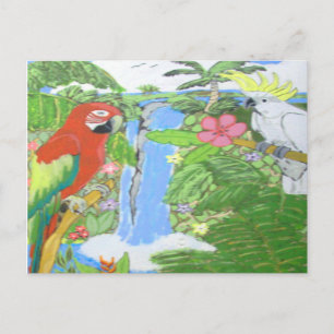 Tropisches Paradies Postkarte