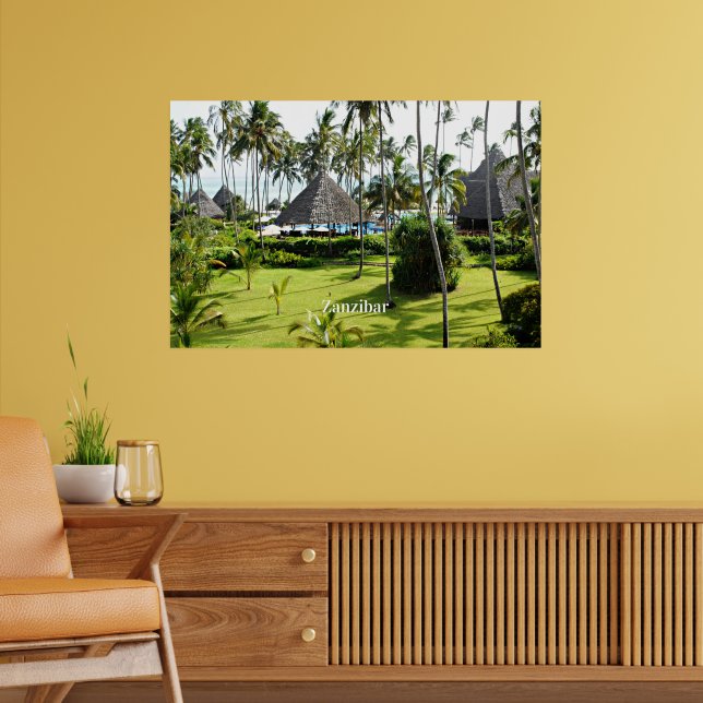 Tropisches Paradies Sansibar Poster (Wohnzimmer 2)