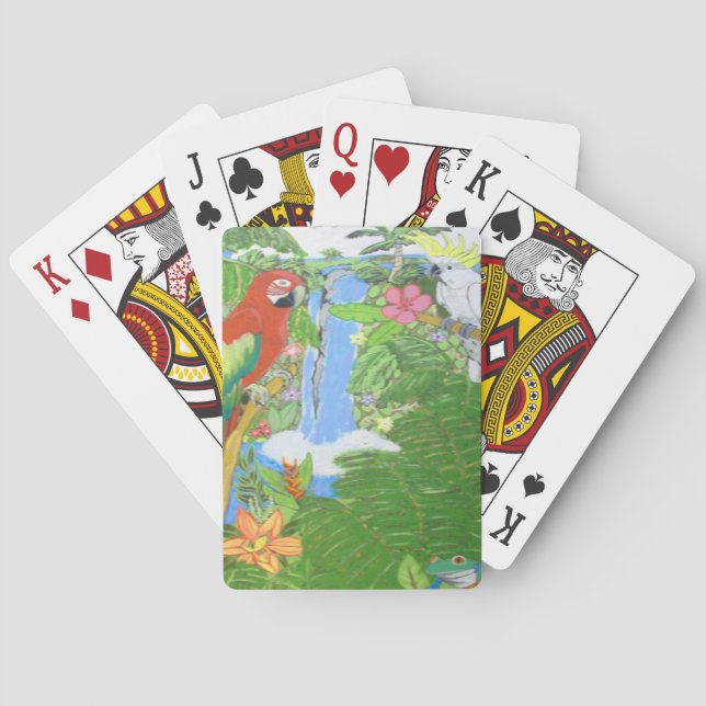 Tropisches Paradies Spielkarten (Rückseite)