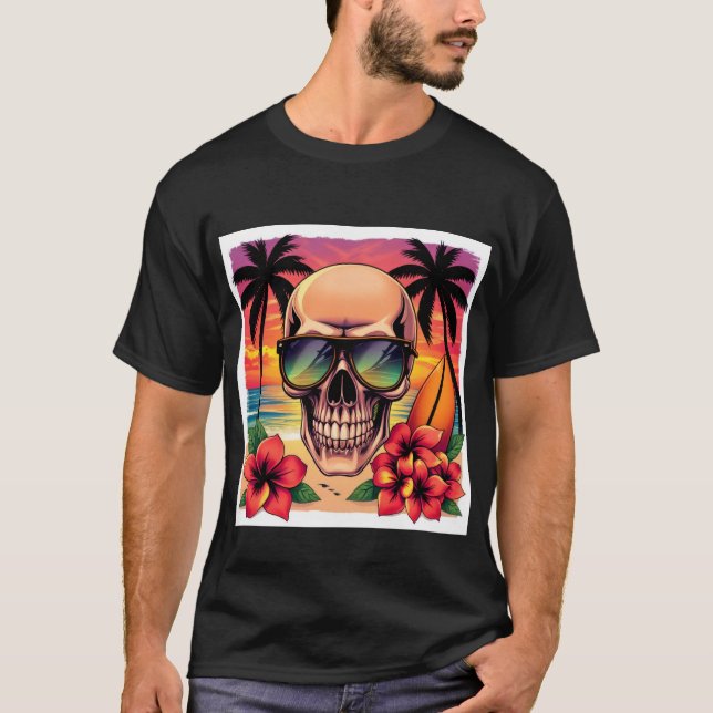 Tropisches Paradies T-Shirt (Vorderseite)