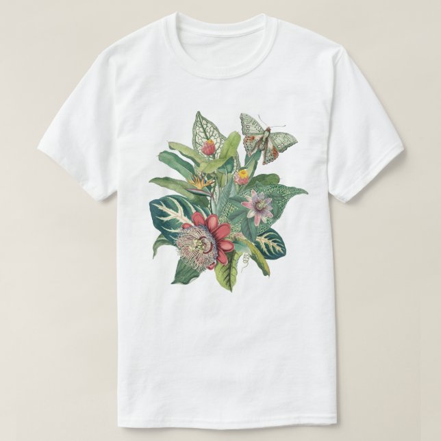 Tropisches Paradies T-Shirt (Design vorne)