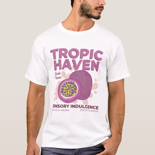 Tropisches Paradies T-Shirt (Vorderseite)