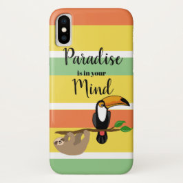 Tropisches Paradies, Trägheit und toucan Case-Mate iPhone Hülle
