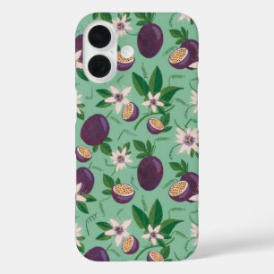 Tropisches Passionsfrucht-Muster iPhone-Hülle iPhone 16 Hülle