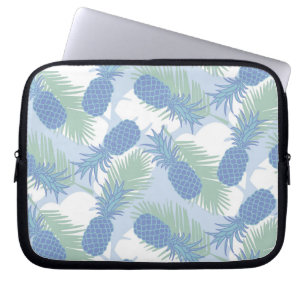 Tropisches Pastellananas-Muster Laptopschutzhülle