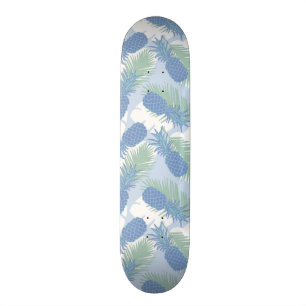 Tropisches Pastellananas-Muster Skateboard