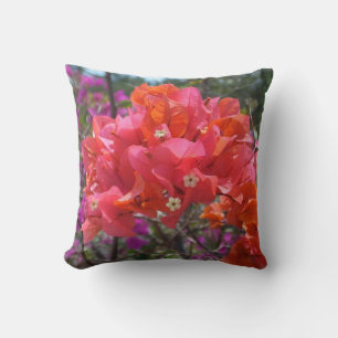 Tropisches Pink Bougainvillea Insel Floral Kissen