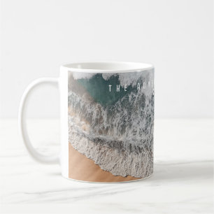 Tropisches Sandstrand personalisiertes Abenteuer Kaffeetasse