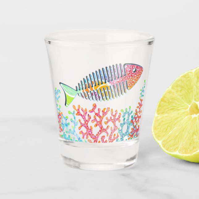 Tropisches Schießglas Schnapsglas (Vorderseite)