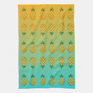 Tropisches Sommer-Ananas-Küchenhandtuch Küchentuch