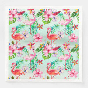 Tropisches Sommermuster Serviette