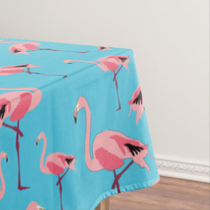 Tropisches Summer Pink Flamingo Pattern Party Tischdecke