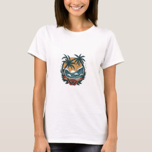 Tropisches Tattoo Art T-Shirts