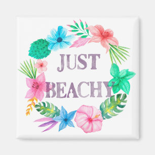 Tropisches Thema Magnet für Beach House Florida Zu