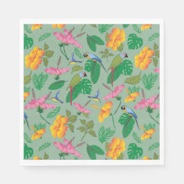 Tropisches Themenpapier Napkin Serviette