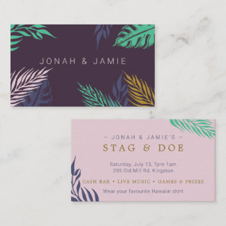 Tropisches Ticket für Jack Stag und Doe und Jill