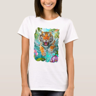 Tropisches Tiger-Shirt T-ShirGemma Orte Designs T-Shirt