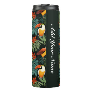 Tropisches Toucan-Muster Thermosbecher