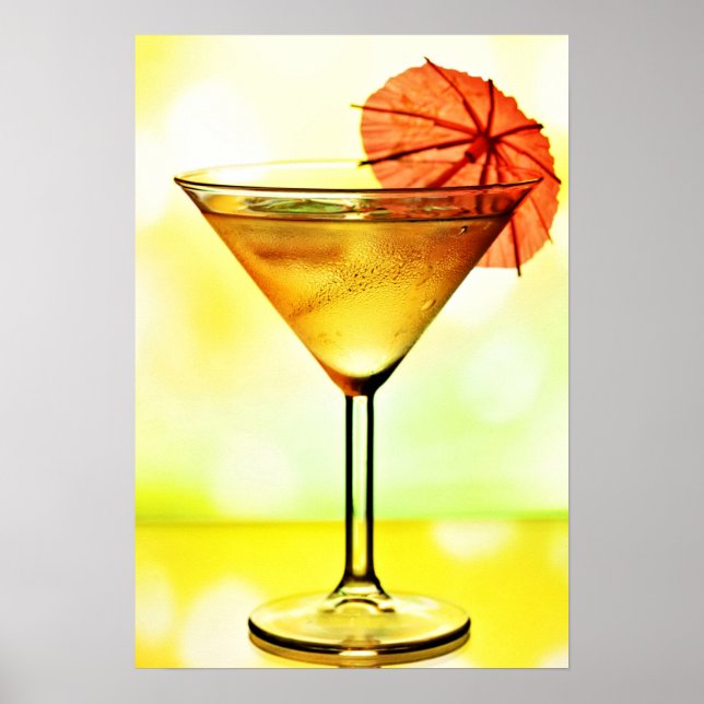 Tropisches Trinkposter Poster (Vorne)