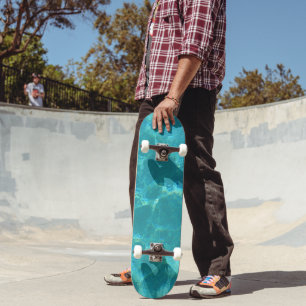 Tropisches türkisfarbenes Wasser Skateboard