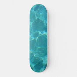 Tropisches türkisfarbenes Wasser Skateboard